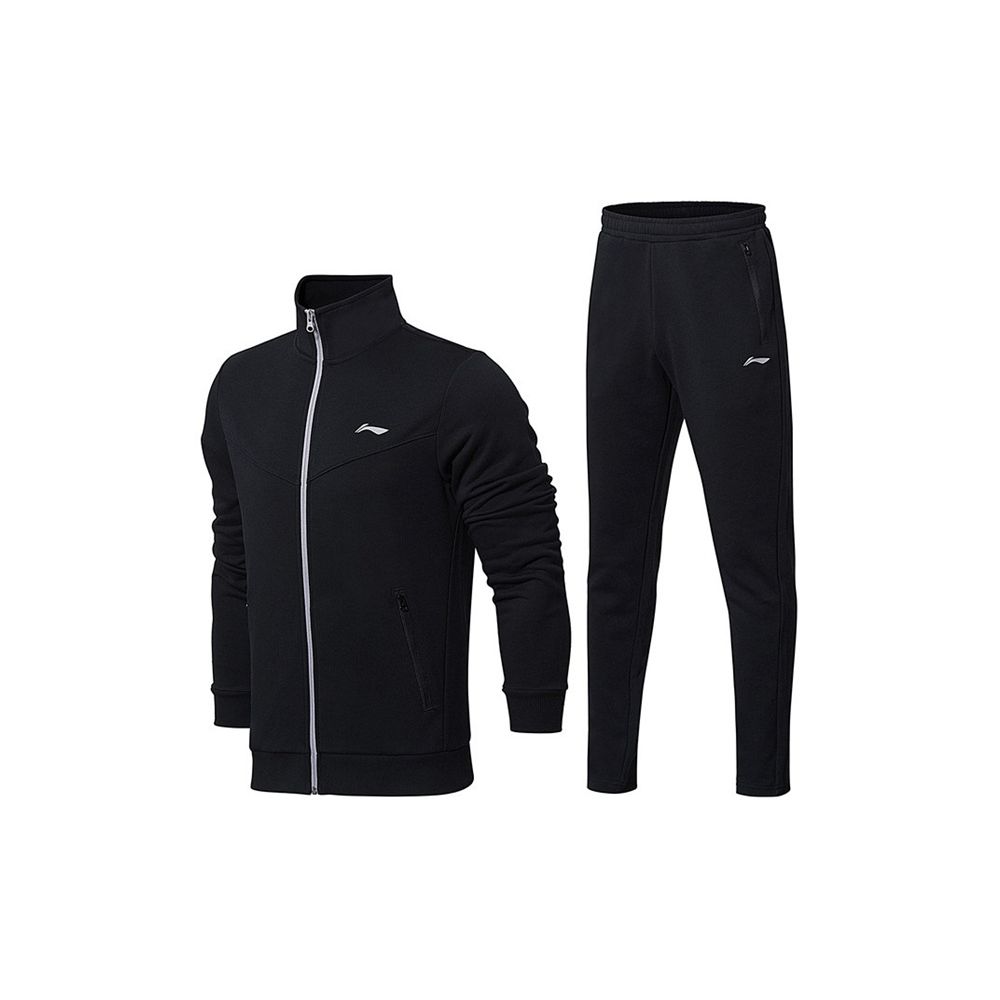 Li Ning Logo Print Solid Color Training Sports Straight Leg Suit Men suits Black AWEQ017-2 XXXL
Li Ning Logo Print Solid Color Training Sports Straight Leg Suit Men suits Black AWEQ017-2 XXXL