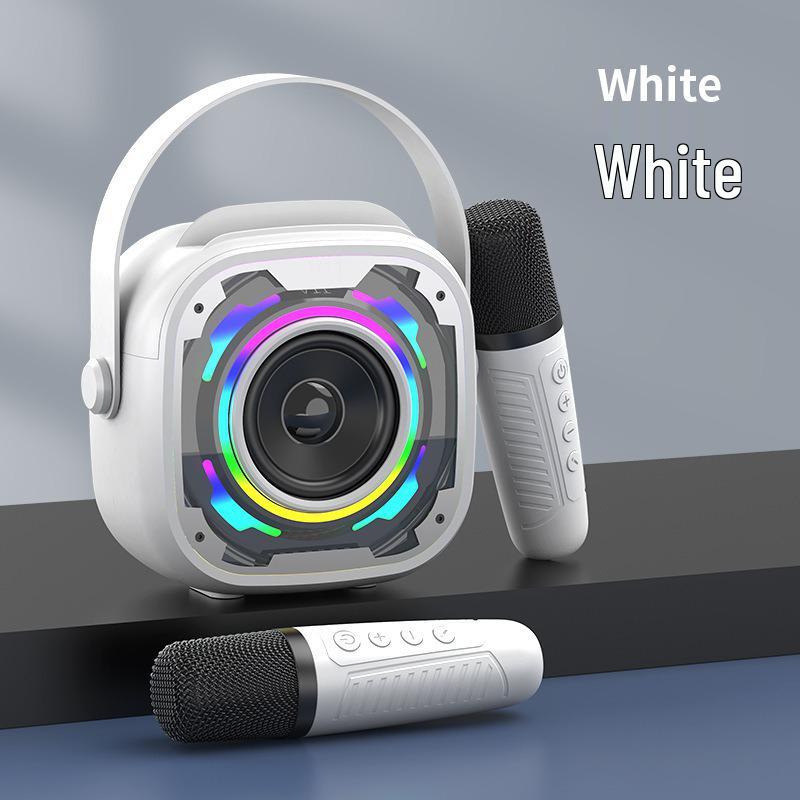 Cross-Border V11 Portable Bluetooth Speaker with Integrated Karaoke and Wireless Microphone Single Microphone белый
Cross-Border V11 Portable Bluetooth Speaker with Integrated Karaoke and Wireless Microphone Single Microphone белый