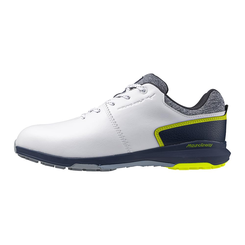 Mizuno Nexlite Energy Golf Shoes, Lightweight, Wide Grip, Waterproof, Men s, White and Navy, Size 25.5 cm, 4E
Mizuno Nexlite Energy Golf Shoes, Lightweight, Wide Grip, Waterproof, Men s, White and Navy, Size 25.5 cm, 4E