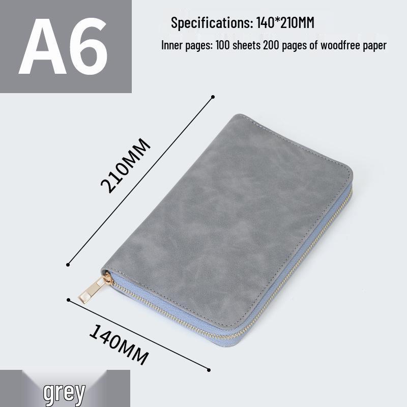 B5 Loose-leaf Zipper Bag A5 Business Manager Folder, Multifunctional Office Notebook, Retro & Customizable Design
B5 Loose-leaf Zipper Bag A5 Business Manager Folder, Multifunctional Office Notebook, Retro & Customizable Design