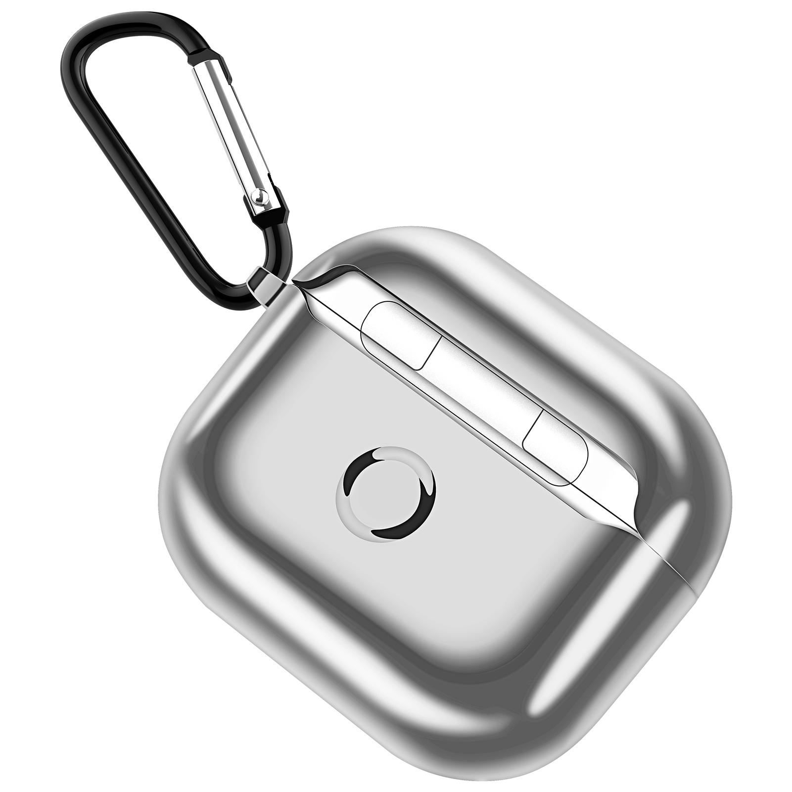 Wireless Earphone Case Compatible for 3 2021 Electroplating TPU Protective Earphone Cover Case with Carabiner
Wireless Earphone Case Compatible for 3 2021 Electroplating TPU Protective Earphone Cover Case with Carabiner