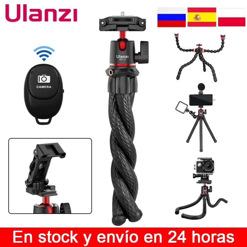 Гибкий штатив Ulanzi MT-11 Octopus для телефона SLR DSLR Gopro, штатив для камеры, удлиненный винт 1/4 дюйма с шаровой головкой, телефон ColdShoe
Гибкий штатив Ulanzi MT-11 Octopus для телефона SLR DSLR Gopro, штатив для камеры, удлиненный винт 1/4 дюйма с шаровой головкой, телефон ColdShoe