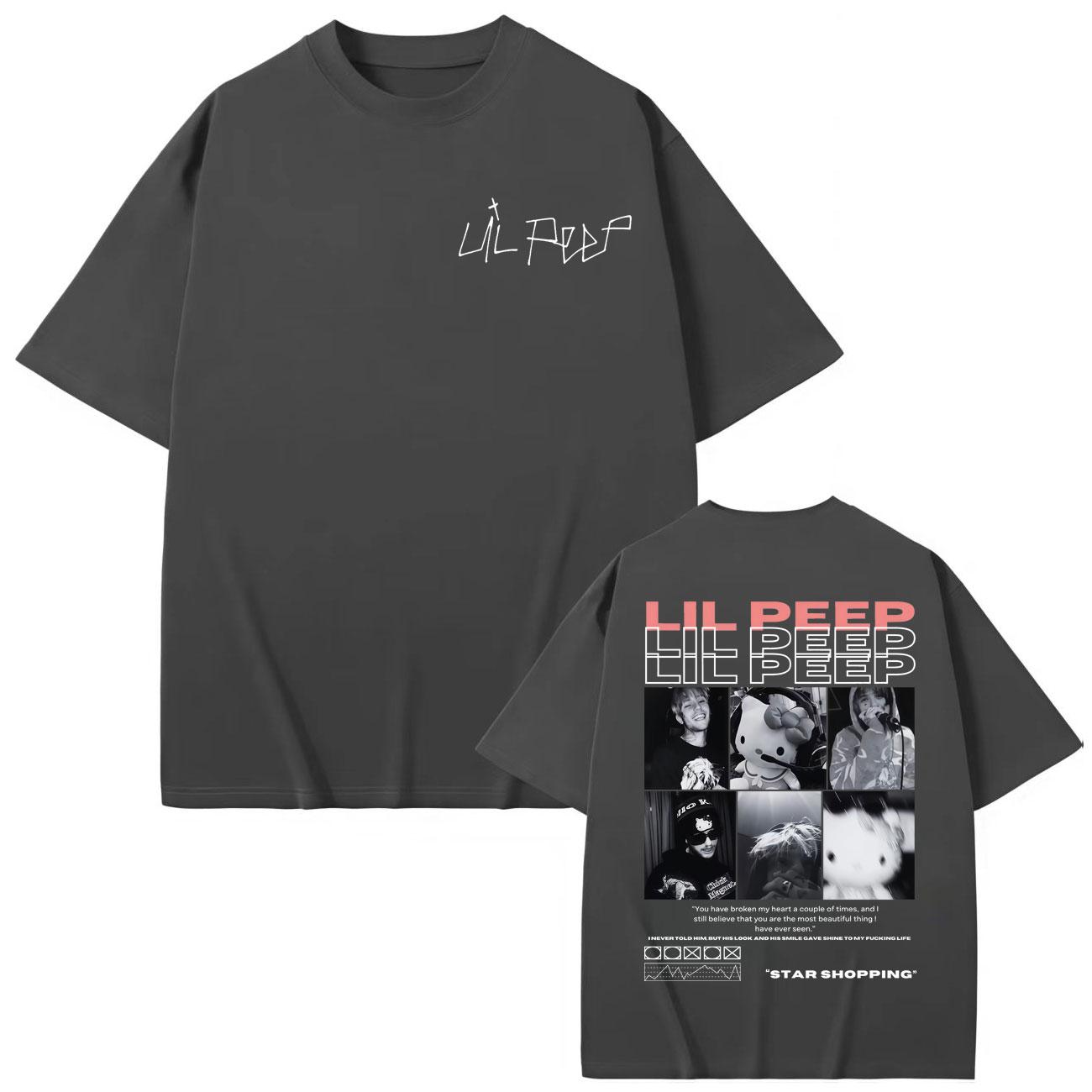 Репер Lil Peep Нова Модна Естетика Футболки Hellboy Crybaby Хіп-Хоп Графічні Топи Чоловічий Жіночий Одяг Оверсайз Бавовняні Сорочки S
Репер Lil Peep Нова Модна Естетика Футболки Hellboy Crybaby Хіп-Хоп Графічні Топи Чоловічий Жіночий Одяг Оверсайз Бавовняні Сорочки S