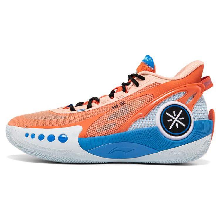 Баскетбольные кроссовки Li Ning Phantom 3 Wade Way с амортизацией, износостойкие, нескользящие, низкие, мужские, оранжево-синие, ABPT009-7 42⅓
Баскетбольные кроссовки Li Ning Phantom 3 Wade Way с амортизацией, износостойкие, нескользящие, низкие, мужские, оранжево-синие, ABPT009-7 42⅓