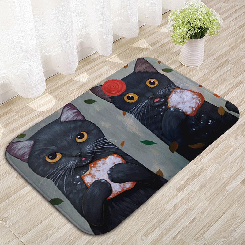 Funny Pizza Cat Door Mat Cute Cat Eating Pizza Print Non-Slip Entryway Rug Cartoon Cat Themed Floor Carpet for Front Door 40x60cm
Funny Pizza Cat Door Mat Cute Cat Eating Pizza Print Non-Slip Entryway Rug Cartoon Cat Themed Floor Carpet for Front Door 40x60cm