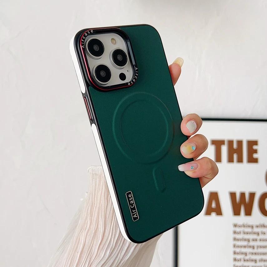 For iPhone 16 Leather Case Bicolor Magnetic for Magsafe Case for iPhone 15 13 12 14 Pro Max 16Pro Max Wireless Chgarging For iPhone 13 Pro
For iPhone 16 Leather Case Bicolor Magnetic for Magsafe Case for iPhone 15 13 12 14 Pro Max 16Pro Max Wireless Chgarging For iPhone 13 Pro