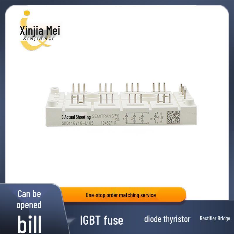 SKD116-16-L105 Bridge Rectifier Diode, Ample Stock
SKD116-16-L105 Bridge Rectifier Diode, Ample Stock