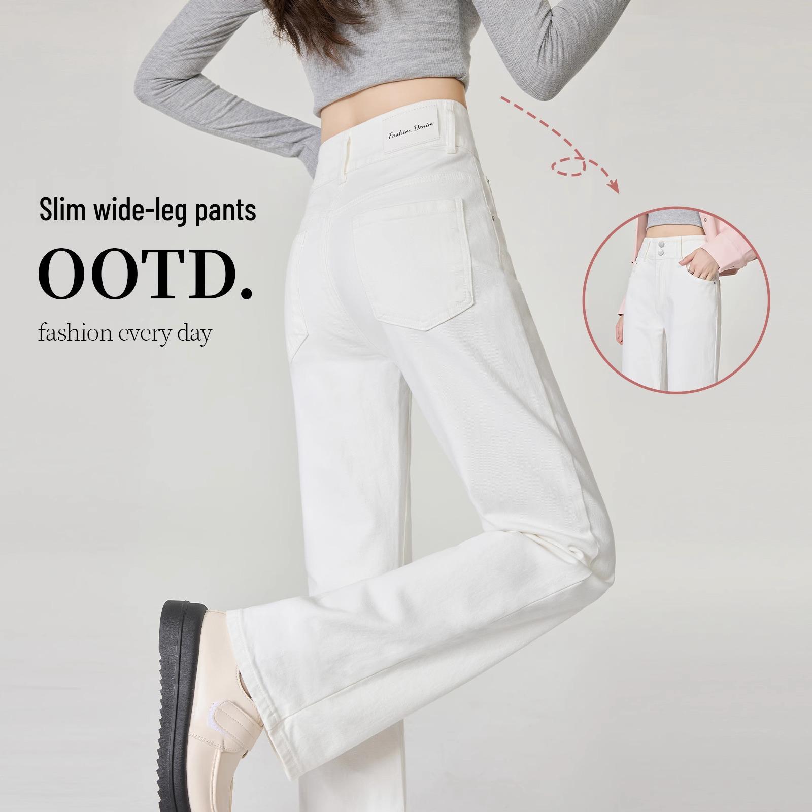 2024 Women s White High-Waist Slimming Jeans: Small Size, Straight & Wide Leg Options 28 for 106-115 lbs
2024 Women s White High-Waist Slimming Jeans: Small Size, Straight & Wide Leg Options 28 for 106-115 lbs