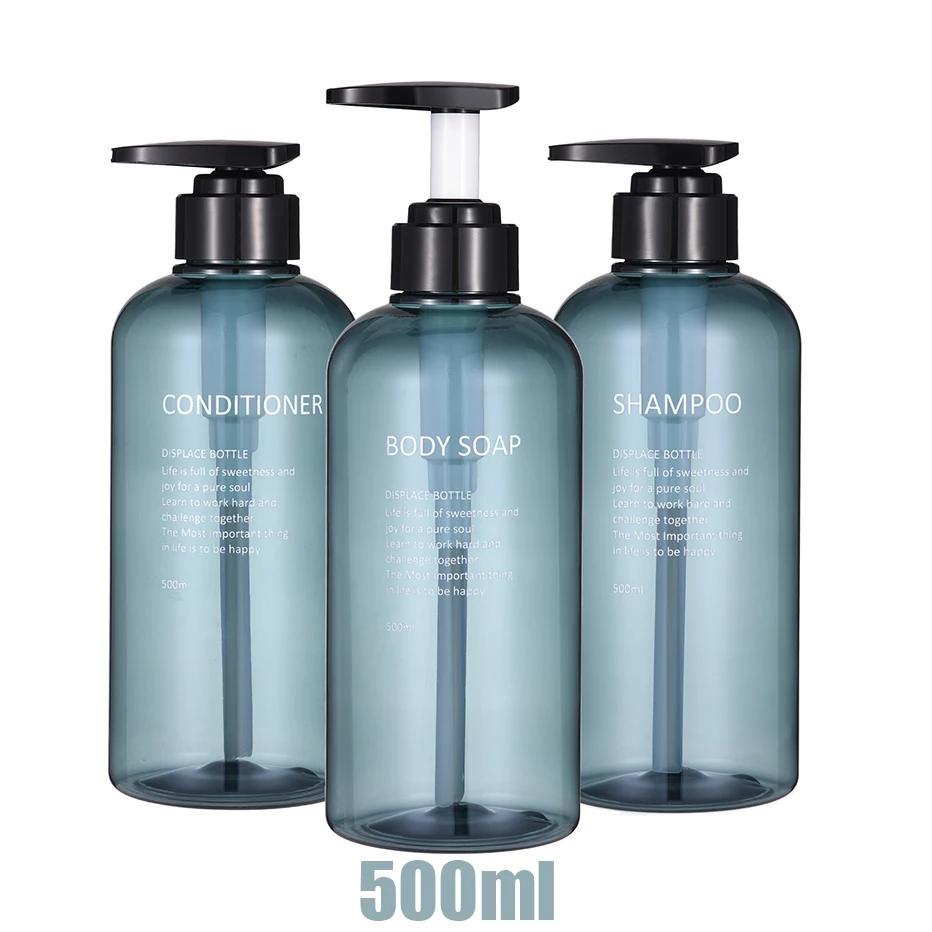 3pcs 500ml Refillable Shampoo Conditioner Body Wash Dispenser Printed Letters Bathroom Soap Bottle Dispenser Shower Pump Bottle синий
3pcs 500ml Refillable Shampoo Conditioner Body Wash Dispenser Printed Letters Bathroom Soap Bottle Dispenser Shower Pump Bottle синий