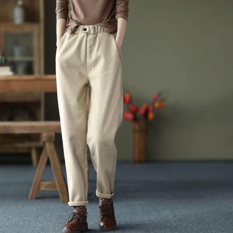 2026 Women s Thickened Cotton Harem Pants: Casual, Velvet-Lined, Solid Color, High-Waist for Autumn/Winter & Spring Fashion. M 40-50kg
2026 Women s Thickened Cotton Harem Pants: Casual, Velvet-Lined, Solid Color, High-Waist for Autumn/Winter & Spring Fashion. M 40-50kg
