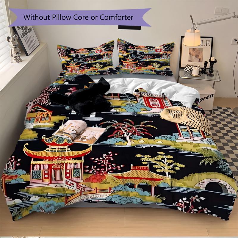 3pcs Anime Cartoon Design Comforter Set with One Quilt Cover and Two Pillowcases (No Core) - Festive Gift for Bedroom and Guest Room Decoration, Polye 135x200cm
3pcs Anime Cartoon Design Comforter Set with One Quilt Cover and Two Pillowcases (No Core) - Festive Gift for Bedroom and Guest Room Decoration, Polye 135x200cm