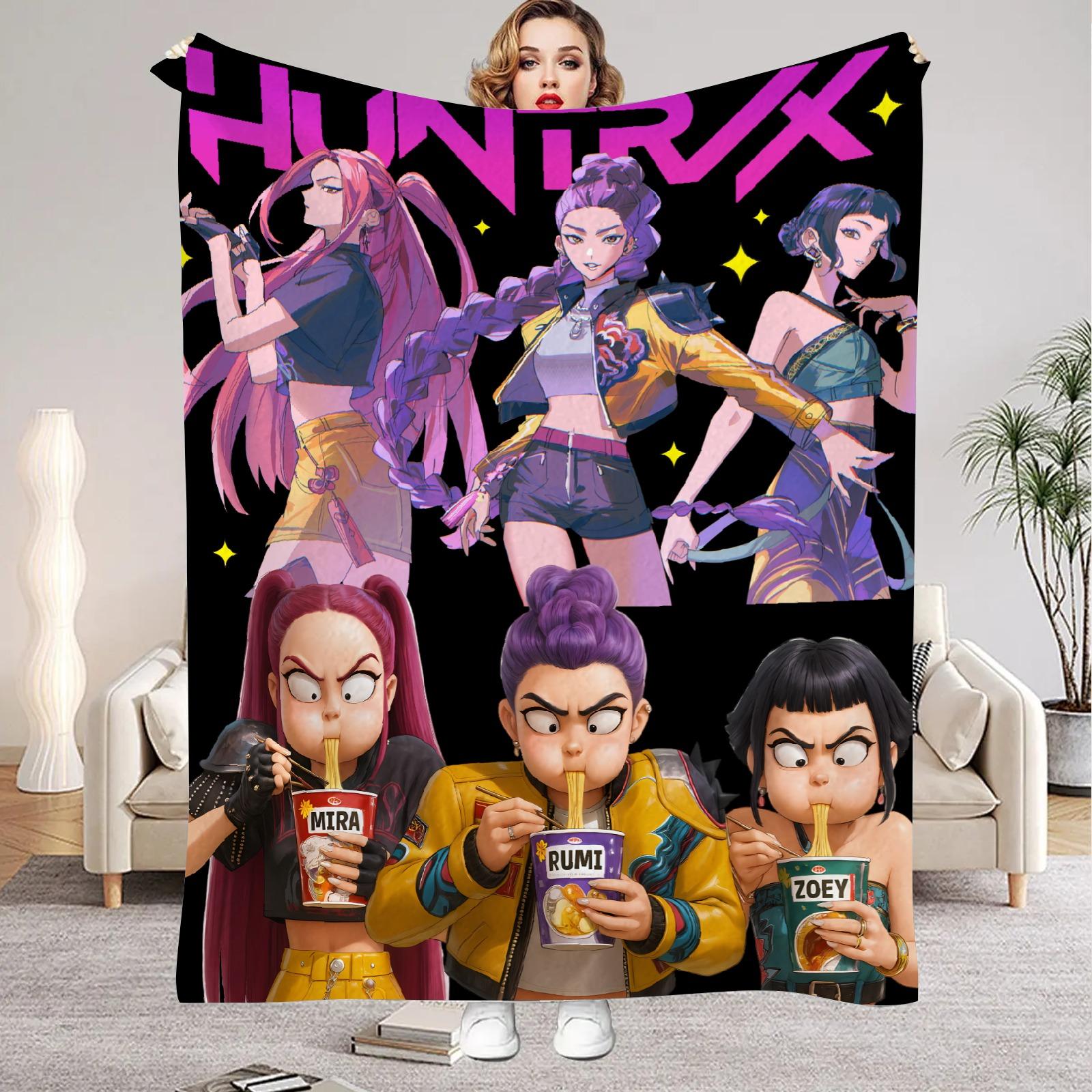 kpop Demon Hunters Huntrix Blankets Quality Soft Warm Throw Blanket Winter Kids Couch Bed Fluffy Bedspread 75 x 100cm
kpop Demon Hunters Huntrix Blankets Quality Soft Warm Throw Blanket Winter Kids Couch Bed Fluffy Bedspread 75 x 100cm