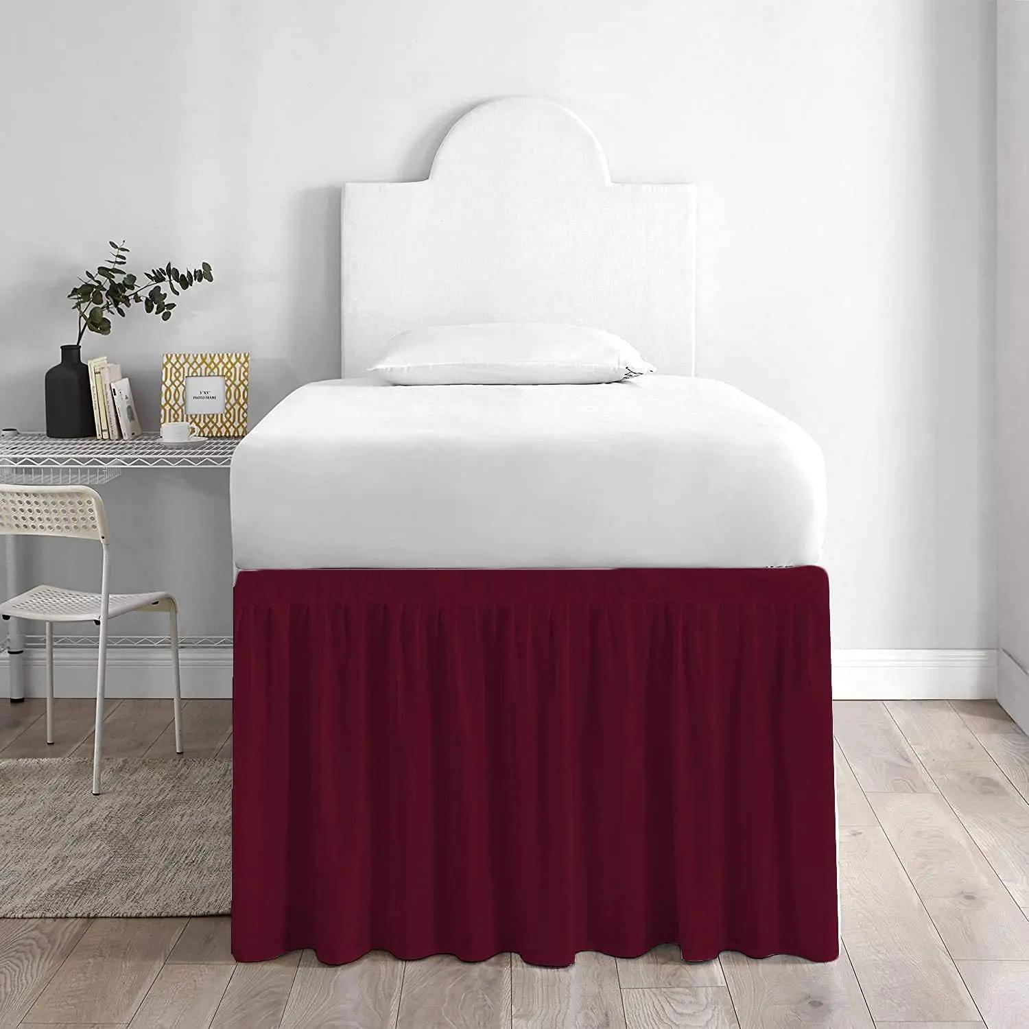 Machine Washable Bed Skirt Wrap Around Bed Skirt Extra Long Wear Resistant Bed Skirts for Queen Size Beds for College Dorm Rooms S
Machine Washable Bed Skirt Wrap Around Bed Skirt Extra Long Wear Resistant Bed Skirts for Queen Size Beds for College Dorm Rooms S