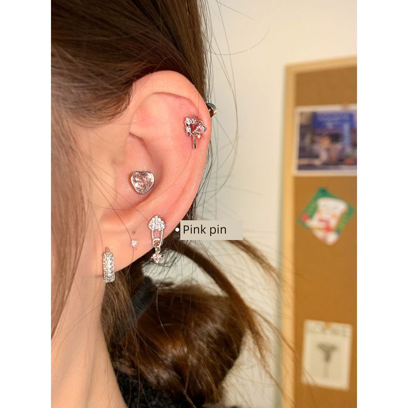 Dudu Couple Zircon Ear Studs Ear-Caring Sleep No Need to Take off Fancy Unique Niche Titanium Steel Cochlear Ear Bone Stud Female Pink Pin-Single Pack(316L medical titanium steel)
Dudu Couple Zircon Ear Studs Ear-Caring Sleep No Need to Take off Fancy Unique Niche Titanium Steel Cochlear Ear Bone Stud Female Pink Pin-Single Pack(316L medical titanium steel)