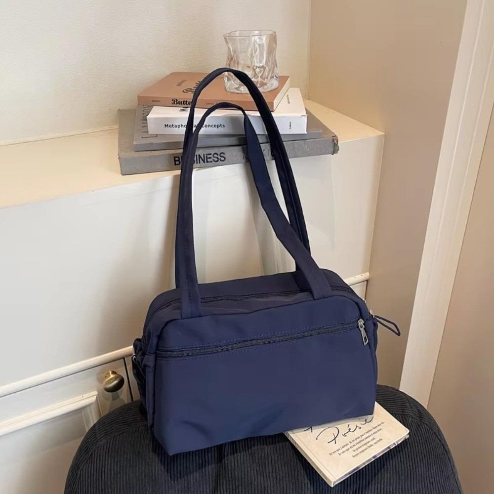 Fashion Solid Color Shoulder Bag Nylon Lightweight Tote Bags Large Capacity Crossbody Bag Women синій
Fashion Solid Color Shoulder Bag Nylon Lightweight Tote Bags Large Capacity Crossbody Bag Women синій