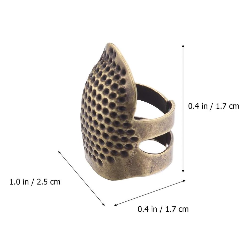 Thimble Sewing, Quilting Finger Protection Cutting,Fingertip Protector Adjustable Thimble Metal Shield for Dressmaking DIY Retro
Thimble Sewing, Quilting Finger Protection Cutting,Fingertip Protector Adjustable Thimble Metal Shield for Dressmaking DIY Retro