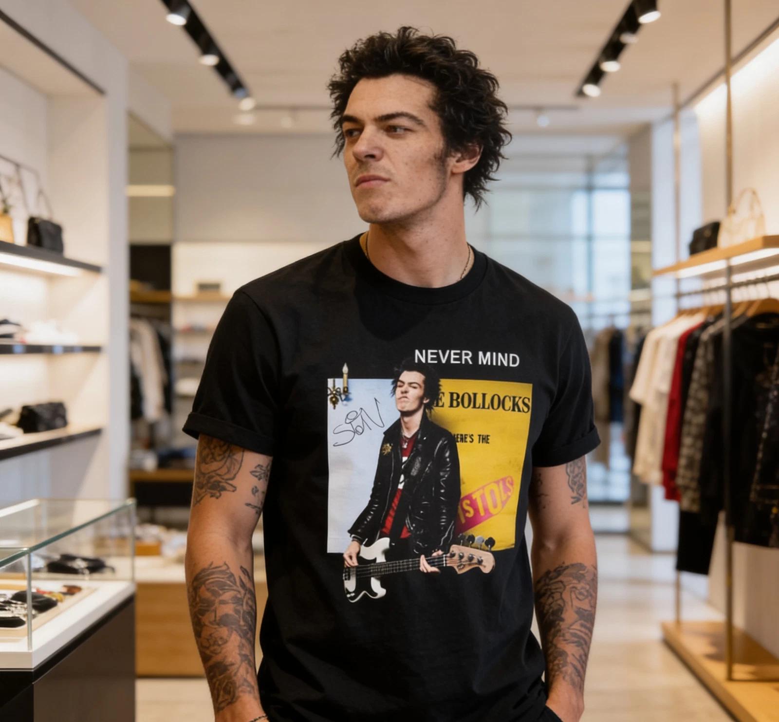 Sid Vicious Never Mind Signature Unisex T-Shirt All Size S To 5XL 2XL
Sid Vicious Never Mind Signature Unisex T-Shirt All Size S To 5XL 2XL
