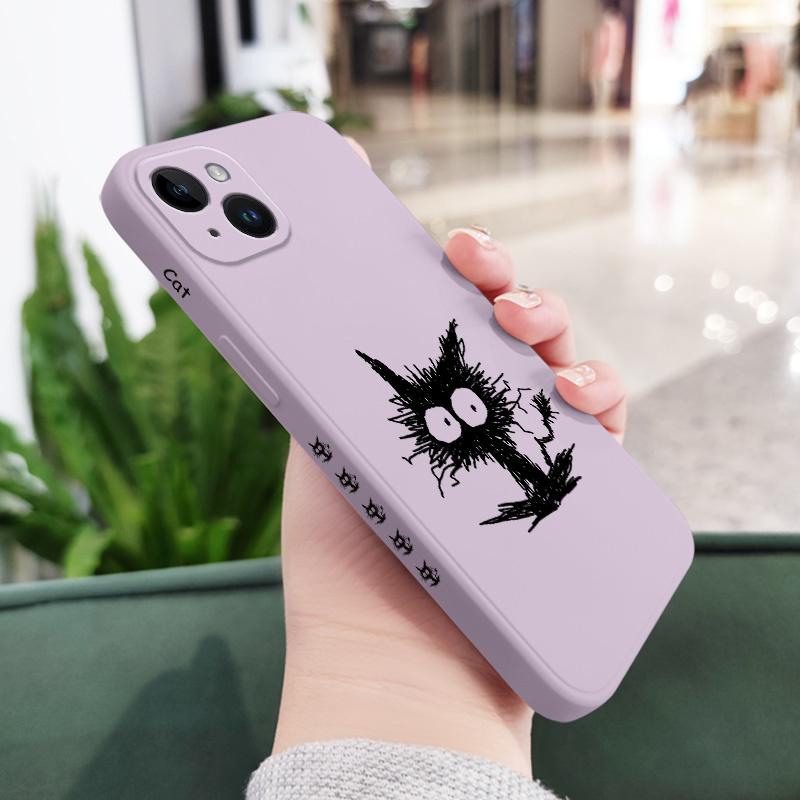 Scrawled Cat Phone Case For iPhone 17 17 Air 16 16e 15 14 13 12 11 X XR XS Plus Pro Max Mini Silicone Cover iPhone 13 mini светло-фиолетовый
Scrawled Cat Phone Case For iPhone 17 17 Air 16 16e 15 14 13 12 11 X XR XS Plus Pro Max Mini Silicone Cover iPhone 13 mini светло-фиолетовый