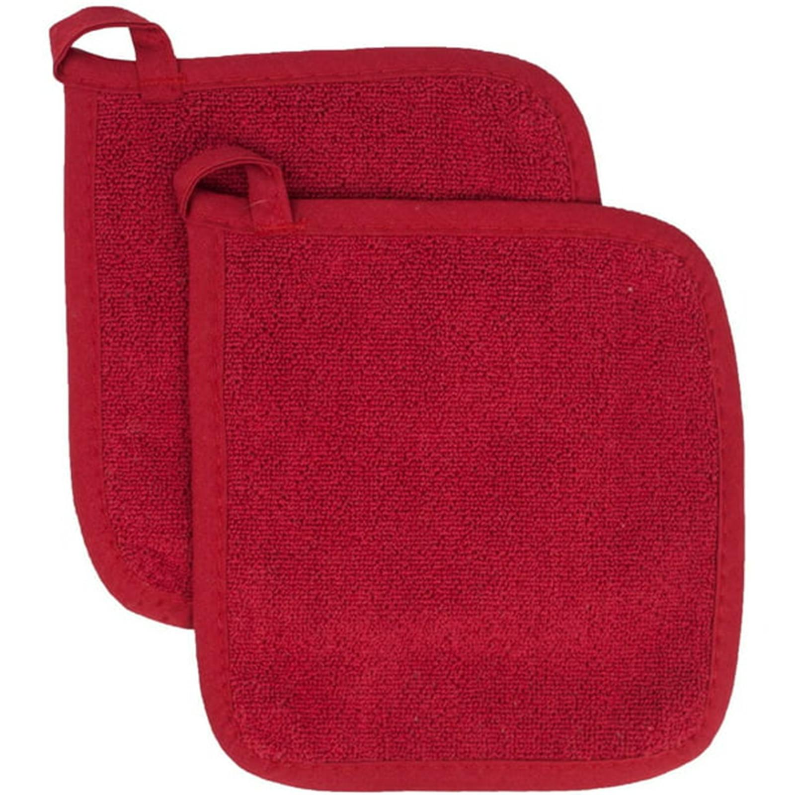 Cotton Cloth Pot Holder Set Microwave Oven Gloves Kitchen High Temperature -Scalding Thick Cotton Gloves (Set Of 2), 13x6 Inch червоний
Cotton Cloth Pot Holder Set Microwave Oven Gloves Kitchen High Temperature -Scalding Thick Cotton Gloves (Set Of 2), 13x6 Inch червоний