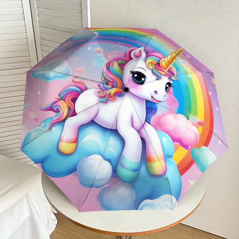 1pc Unicorn Rainbow Fantasy Clouds Umbrella with Plastic Handle,Suitable for All Seasons Home Travel Outdoor UmbrellaDD1649
1pc Unicorn Rainbow Fantasy Clouds Umbrella with Plastic Handle,Suitable for All Seasons Home Travel Outdoor UmbrellaDD1649