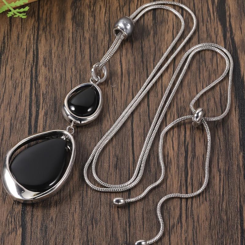 Vintage Punk Style Black Color Irregular Stone Pendant Necklace, Women s Personalized Holiday Accessories Jewelry
Vintage Punk Style Black Color Irregular Stone Pendant Necklace, Women s Personalized Holiday Accessories Jewelry