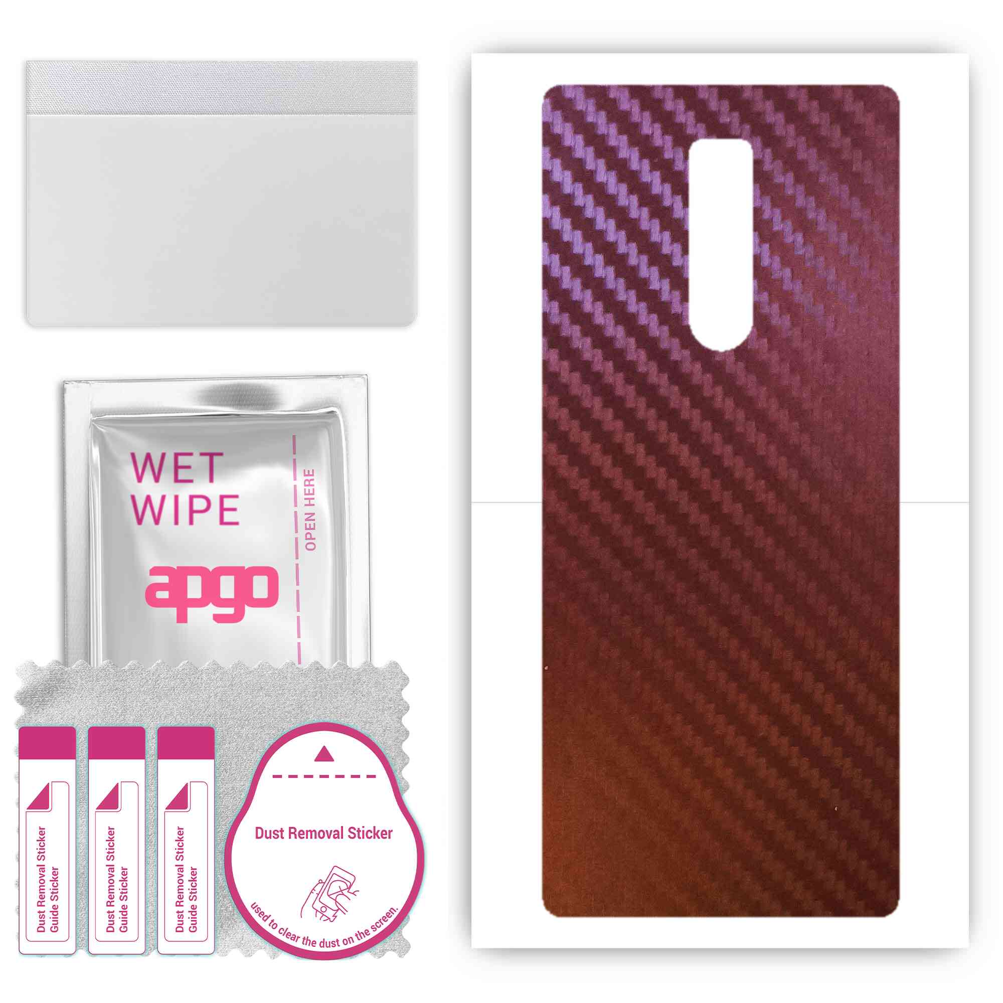 apgo skin sticker film foil vinyl for the BACK compatible with Sony Xperia 1, scratch-resistant, easy to install - Carbon Chameleon CAKA5
apgo skin sticker film foil vinyl for the BACK compatible with Sony Xperia 1, scratch-resistant, easy to install - Carbon Chameleon CAKA5