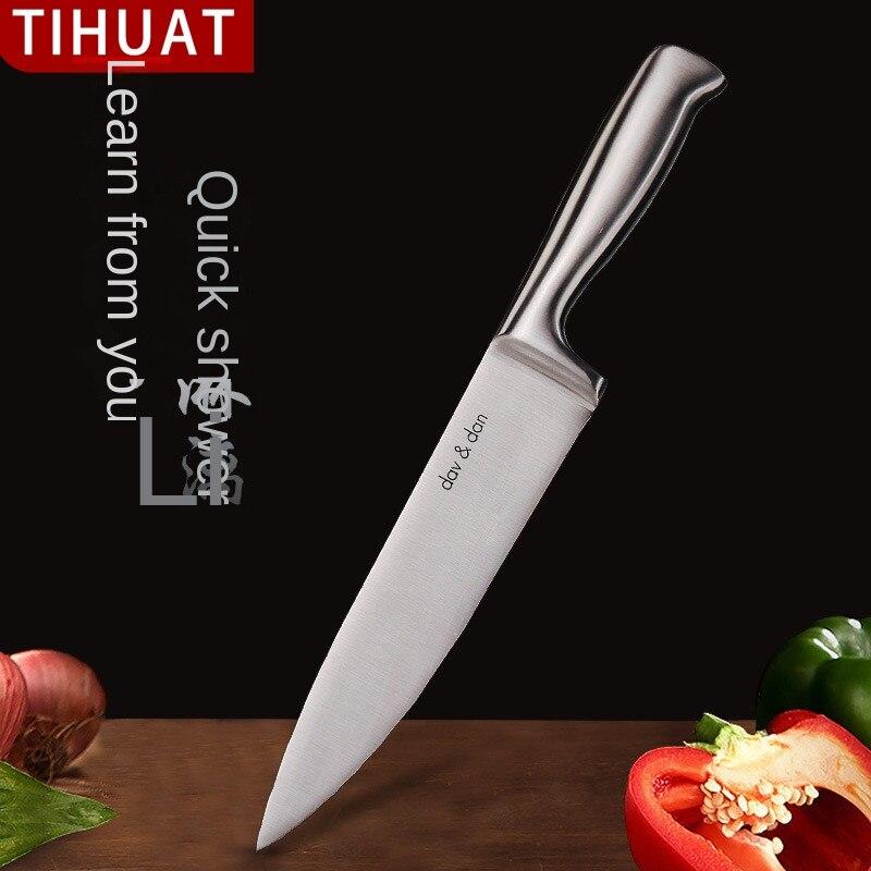 Нож TIHUAT с полой ручкой, встроенный нож шеф-повара, 8 дюймов, нож для резки мяса из нержавеющей стали, японский нож для суши, кухонный нож
Нож TIHUAT с полой ручкой, встроенный нож шеф-повара, 8 дюймов, нож для резки мяса из нержавеющей стали, японский нож для суши, кухонный нож