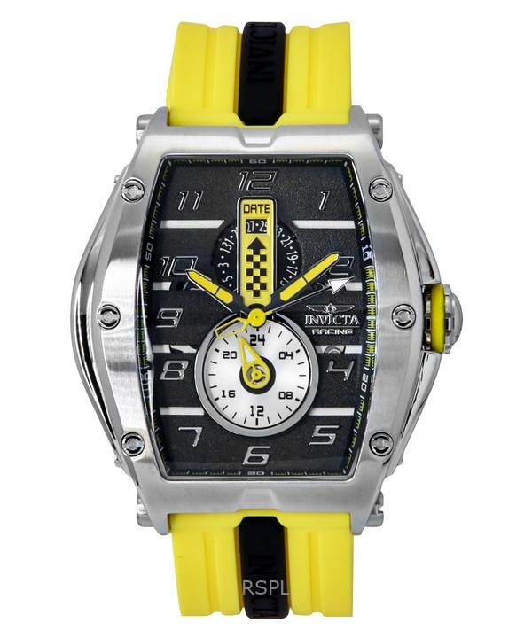 Invicta Racing силиконовый ремешок черный циферблат кварцевые часы 47383 100M мужские часы
Invicta Racing силиконовый ремешок черный циферблат кварцевые часы 47383 100M мужские часы