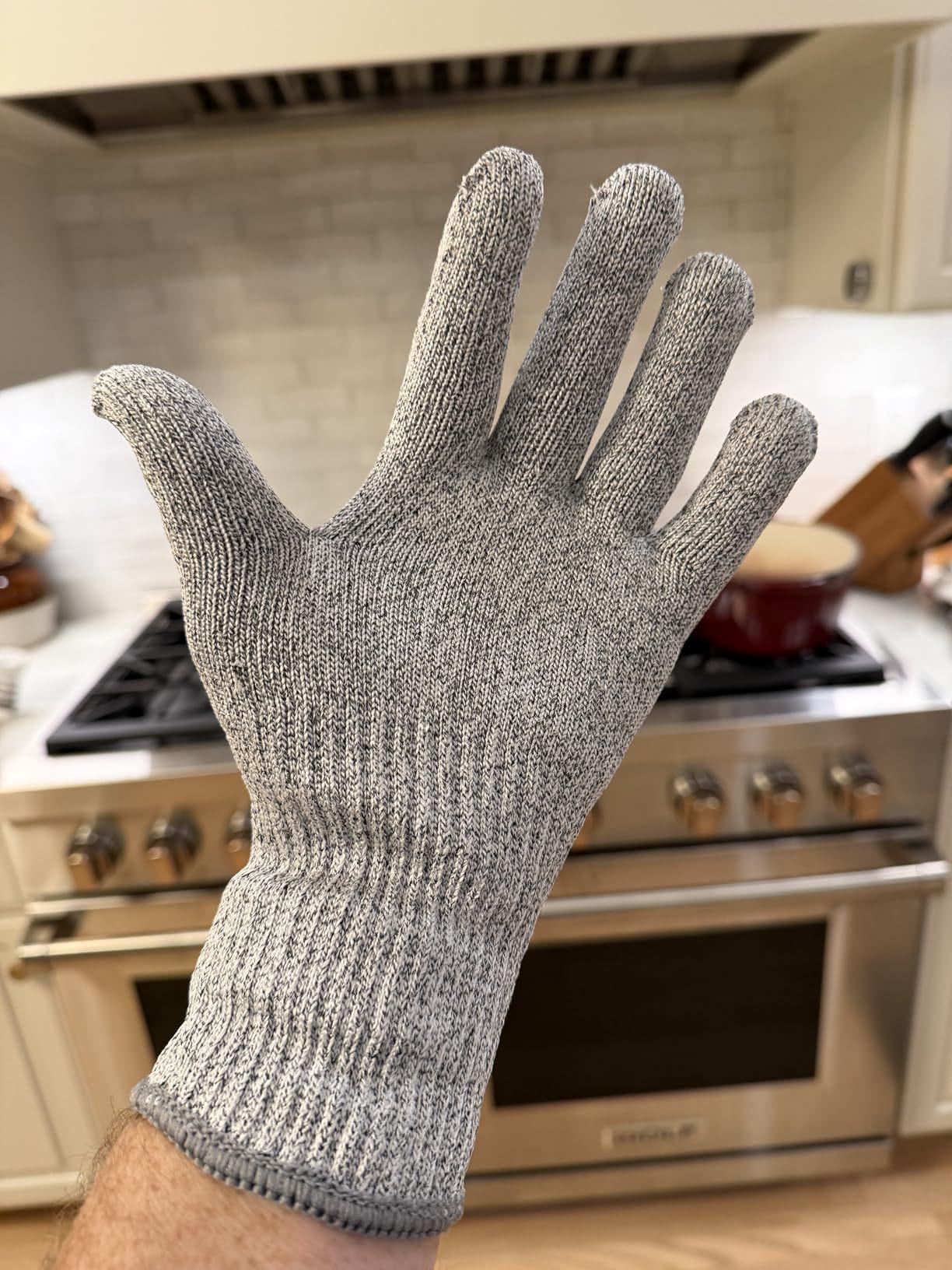 Food Grade Level 5 Cut-Resistant Gloves for Chefs, Kitchen, and Wood Carving - Gray
Food Grade Level 5 Cut-Resistant Gloves for Chefs, Kitchen, and Wood Carving - Gray