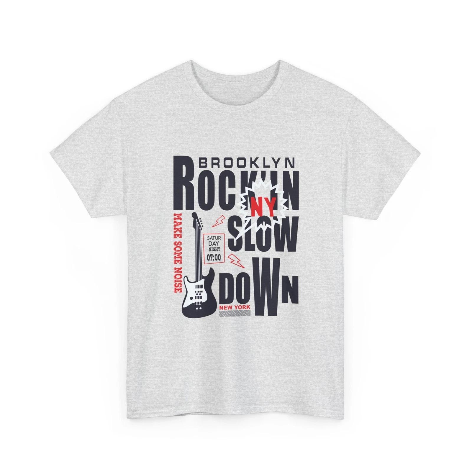 Brooklyn Rockin T-Shirt | Electric Guitar Music Festival Shirt Gift Idea Cotton XL
Brooklyn Rockin T-Shirt | Electric Guitar Music Festival Shirt Gift Idea Cotton XL