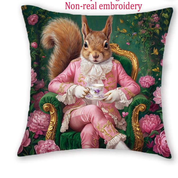 1/4pcs Vintage Royal Animal Gentleman Fox Owl Squirrel Decorative Throw Pillow Covers Floral Garden Tea Party Cushion Cases 45x45cm-1pcs
1/4pcs Vintage Royal Animal Gentleman Fox Owl Squirrel Decorative Throw Pillow Covers Floral Garden Tea Party Cushion Cases 45x45cm-1pcs