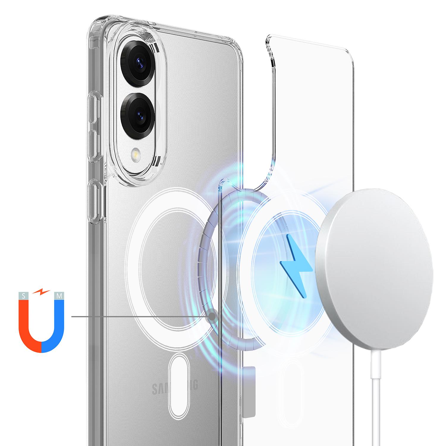 For Samsung Galaxy S25 Edge Clear Phone Case Compatible with MagSafe TPU+Acrylic Back Cover Clear
For Samsung Galaxy S25 Edge Clear Phone Case Compatible with MagSafe TPU+Acrylic Back Cover Clear