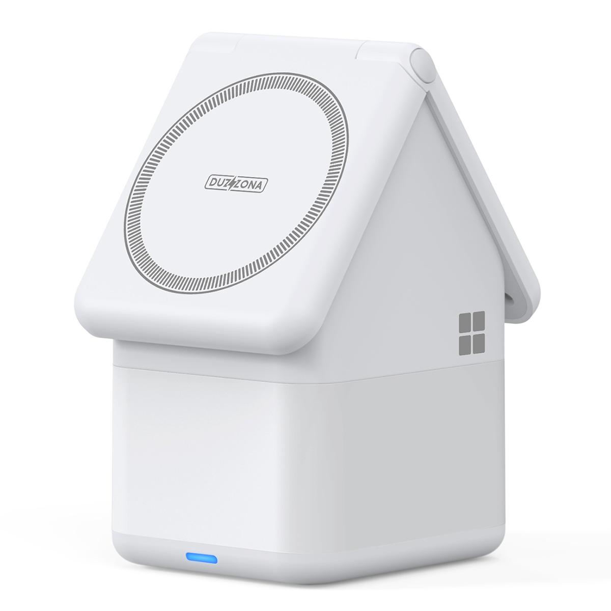 DUZZONA W20 15W Wireless Charging Station 4-in-1 Multi Charger for iPhone 16 Series/Apple Watch 10/AirPods 4 White
DUZZONA W20 15W Wireless Charging Station 4-in-1 Multi Charger for iPhone 16 Series/Apple Watch 10/AirPods 4 White
