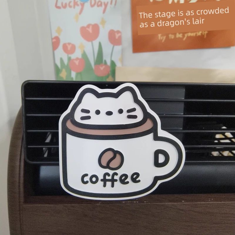 2025 New Creative Car Air Freshener Cute Cat Coffee Cup Air Vent Interior Decoration Diffuser Stone Gift Cat Coffee Cup Other notes
2025 New Creative Car Air Freshener Cute Cat Coffee Cup Air Vent Interior Decoration Diffuser Stone Gift Cat Coffee Cup Other notes
