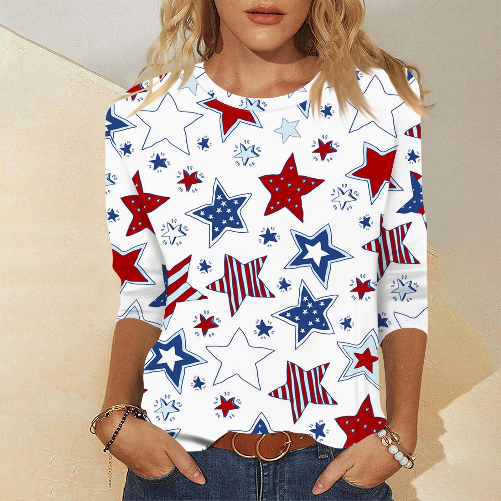 Женская повседневная модная футболка с круглым вырезом и рукавом три четверти, топ XL белый
Женская повседневная модная футболка с круглым вырезом и рукавом три четверти, топ XL белый