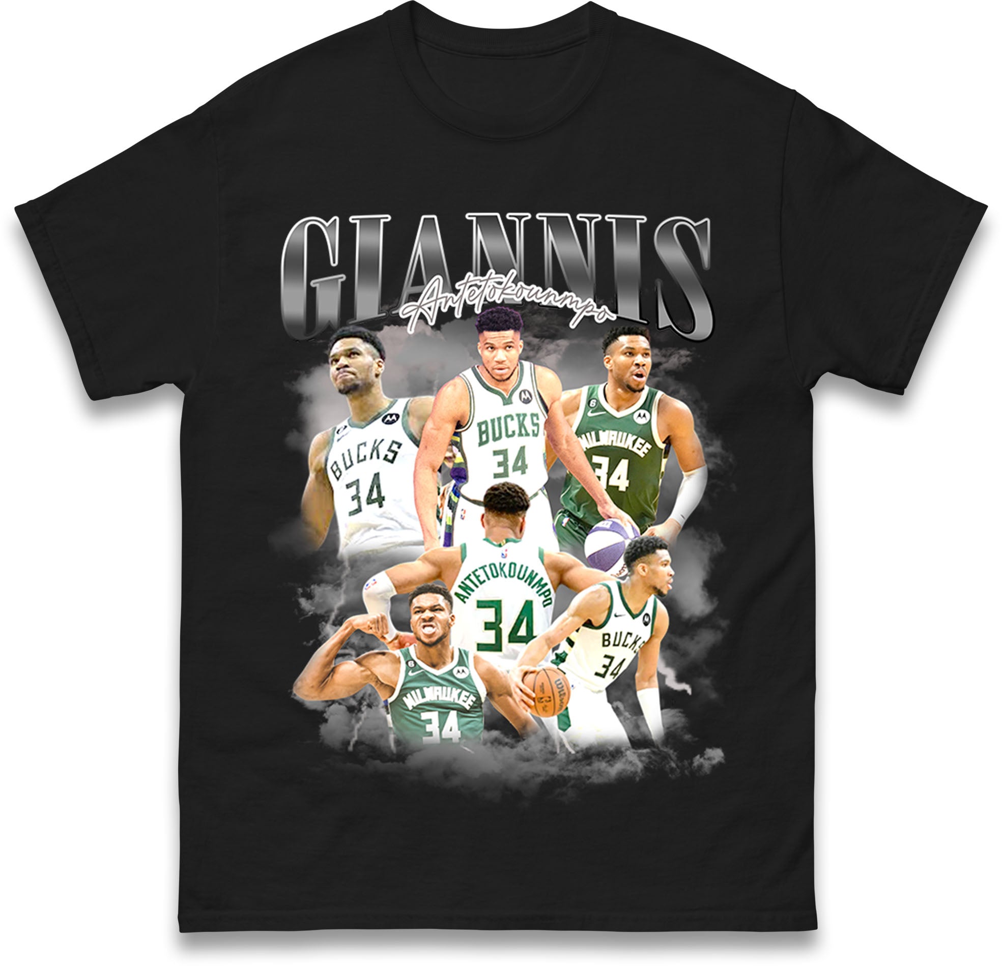 Giannis Antetokounmpo Bootleg Mens T Shirt Womens Tops Tees Milwaukee Bucks Basketball Top 4XL
Giannis Antetokounmpo Bootleg Mens T Shirt Womens Tops Tees Milwaukee Bucks Basketball Top 4XL
