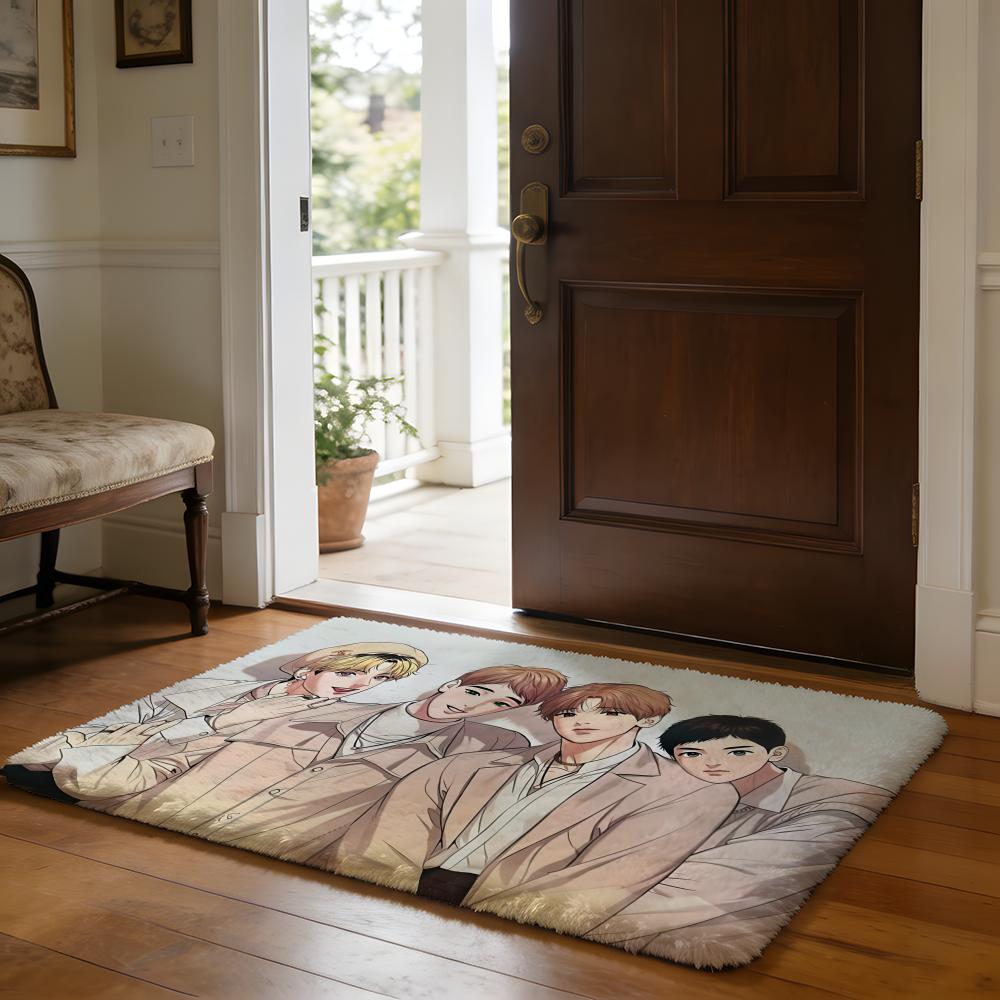 Floor Mat Soft Flannel Rug Non-Slip Absorbent Mat for Bathroom Bedroom Home Decor J-Joo Jae-kyung Anime 50x80cm
Floor Mat Soft Flannel Rug Non-Slip Absorbent Mat for Bathroom Bedroom Home Decor J-Joo Jae-kyung Anime 50x80cm
