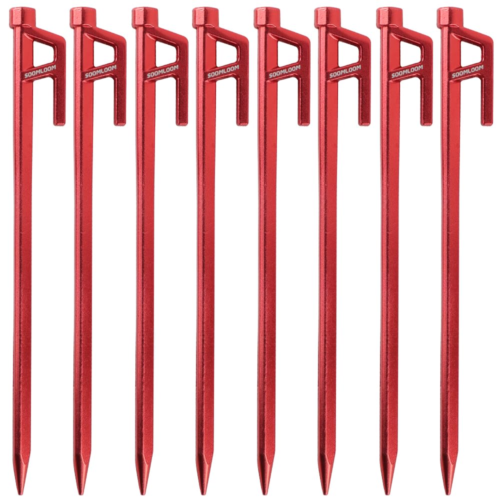Soomloom Forged Set ALUSH Solid Stake Aluminum Alcay Integrally Formed High Strength Trap Construction Tool 8 Piece Peg Set Peg/Peg
Soomloom Forged Set ALUSH Solid Stake Aluminum Alcay Integrally Formed High Strength Trap Construction Tool 8 Piece Peg Set Peg/Peg
