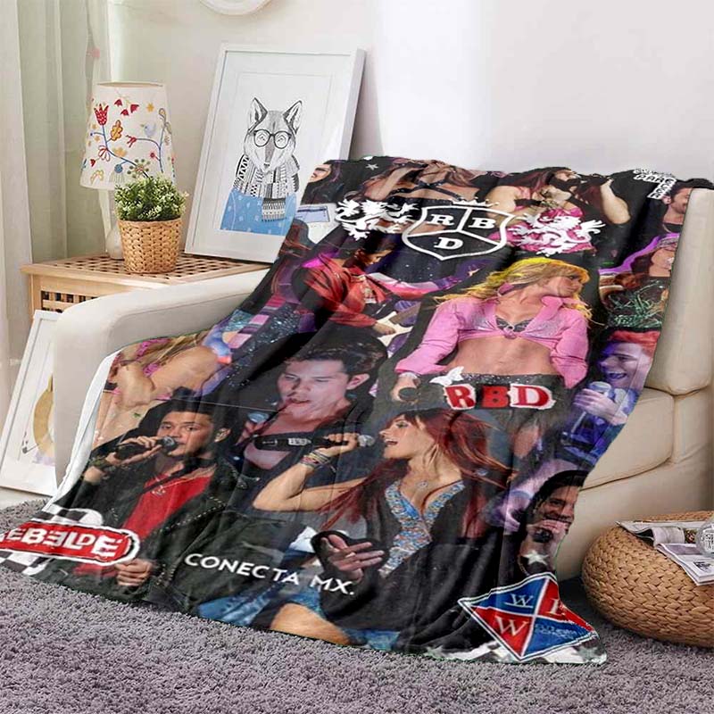 New 3D printed flannel blanket featuring R-RBD band/K-POP style, perfect for home use, sofa beds, or as a birthday gift. 75x90cm
New 3D printed flannel blanket featuring R-RBD band/K-POP style, perfect for home use, sofa beds, or as a birthday gift. 75x90cm
