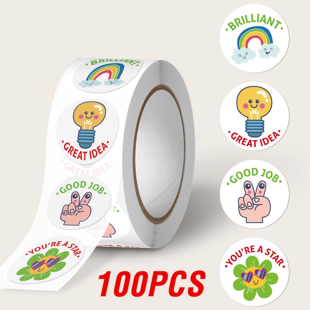 100-500Pcs 1inch Good Job Praise Up Cute Reward Stickers Roll Reward Student Stationery Seal Lables
100-500Pcs 1inch Good Job Praise Up Cute Reward Stickers Roll Reward Student Stationery Seal Lables