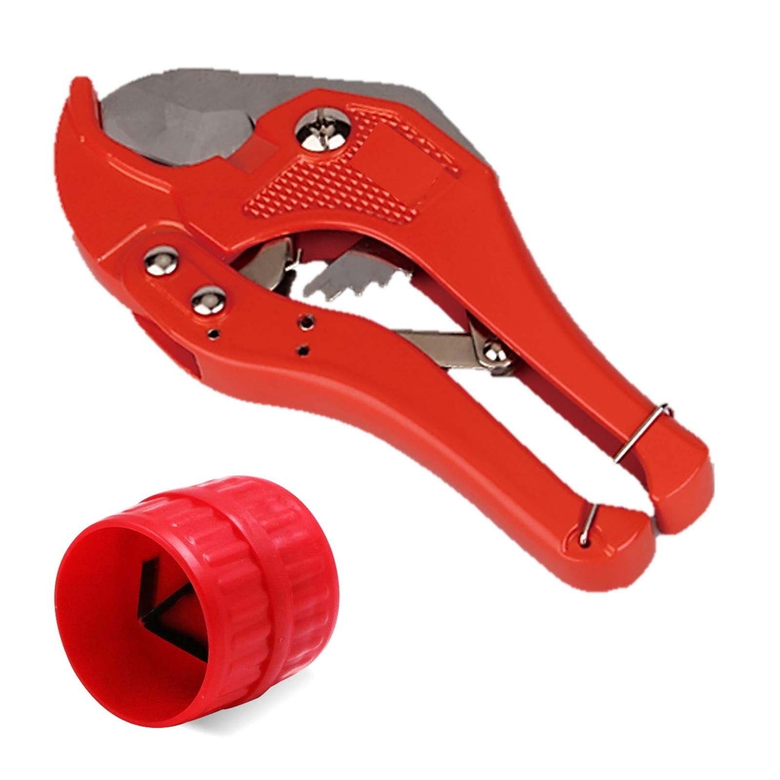 (ST TS) Pipe Reamer, PVC Cutter, Reamer, Chamfering Pipe Cutter, 2-Piece Set, Cuts Copper, Brass, and PVC
(ST TS) Pipe Reamer, PVC Cutter, Reamer, Chamfering Pipe Cutter, 2-Piece Set, Cuts Copper, Brass, and PVC