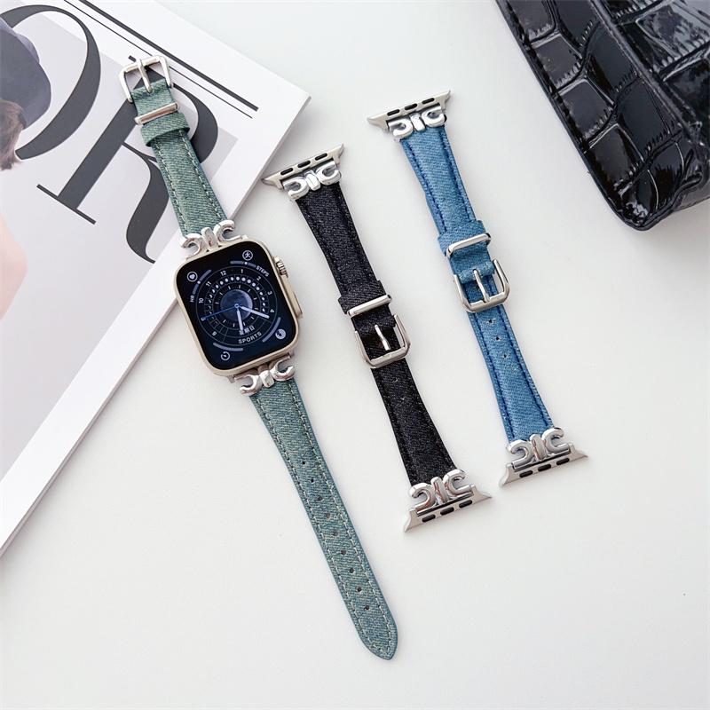 Модный женский джинсовый ремешок из нержавеющей стали для Apple Watch Ultra 49mm S8 7 SE 6 5 4 3 2 1 (45мм 44мм 42мм 41мм 40мм 38мм) Замены браслета
Модный женский джинсовый ремешок из нержавеющей стали для Apple Watch Ultra 49mm S8 7 SE 6 5 4 3 2 1 (45мм 44мм 42мм 41мм 40мм 38мм) Замены браслета