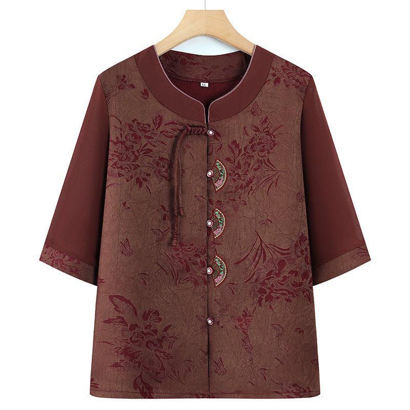 Summer Tang Suit Shirt for Middle-aged and Elderly Women - 2025 Grandma Style 5XL for 145-160 lbs червоний
Summer Tang Suit Shirt for Middle-aged and Elderly Women - 2025 Grandma Style 5XL for 145-160 lbs червоний