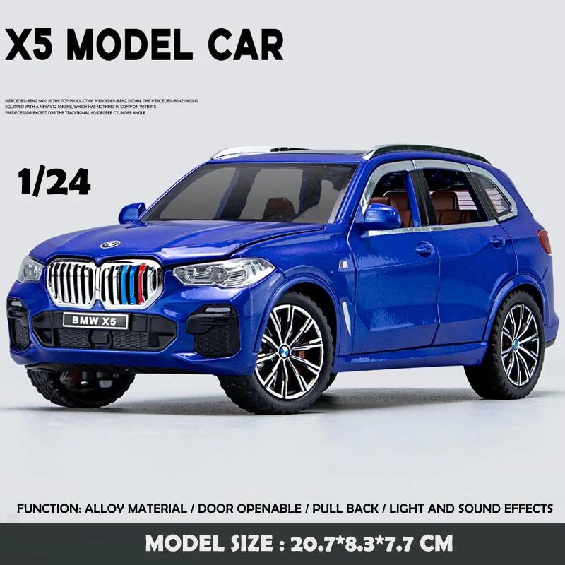 Simulation 1/24 BMW X5 Alloy SUV Car Model with Sound Light Children Metal Diecast Toy Vehicle Collection Miniature Voiture синій
Simulation 1/24 BMW X5 Alloy SUV Car Model with Sound Light Children Metal Diecast Toy Vehicle Collection Miniature Voiture синій