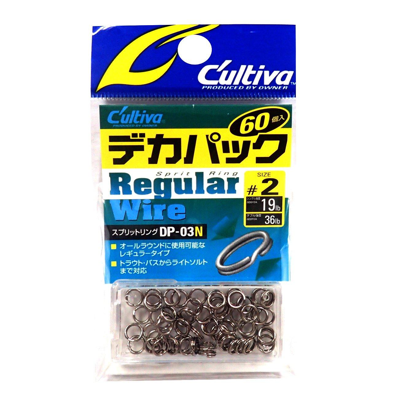 OWNER Split Ring DP-03N Split Ring Regular Wire N Deka Pack #2 19lb/36lb 60 pieces 72816
OWNER Split Ring DP-03N Split Ring Regular Wire N Deka Pack #2 19lb/36lb 60 pieces 72816