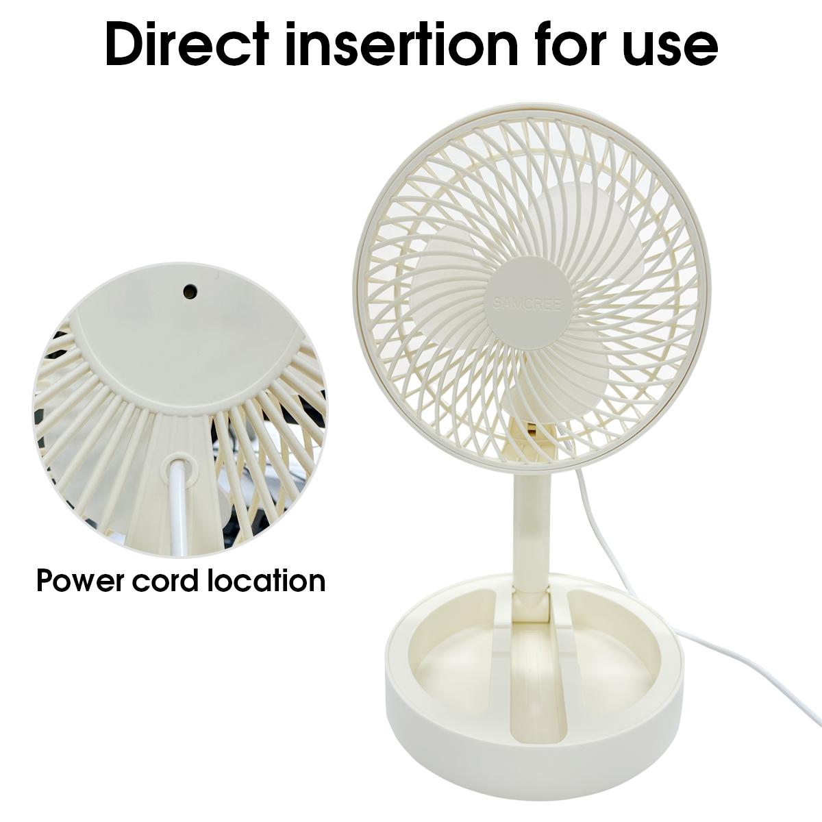 Portable Folding Telescopic Floor Fan 1 Wind Speed Adjustment USB Mini Summer Silent Student Desktop Table Fan
Portable Folding Telescopic Floor Fan 1 Wind Speed Adjustment USB Mini Summer Silent Student Desktop Table Fan