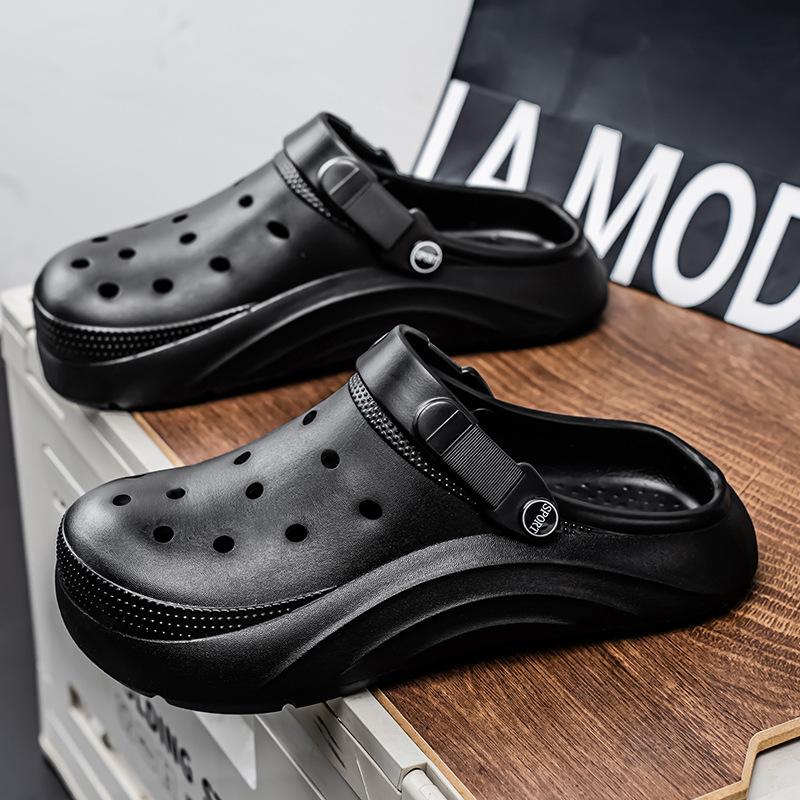 Hole shoes men s new summer wear sandals sports beach shoes men s sandals one foot half support bag head 39 чёрный
Hole shoes men s new summer wear sandals sports beach shoes men s sandals one foot half support bag head 39 чёрный