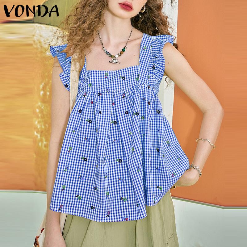 VONDA Women Summer Ruffled Strap Sleeveless Floral Plaid Print Back Bow Casual Tank Tops L жёлтый
VONDA Women Summer Ruffled Strap Sleeveless Floral Plaid Print Back Bow Casual Tank Tops L жёлтый