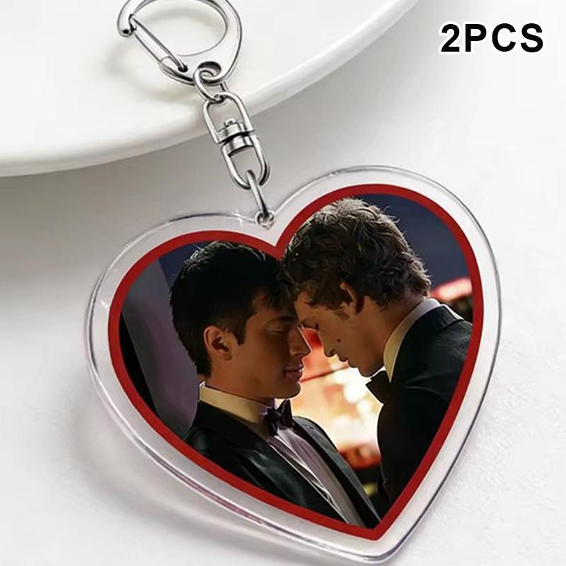 2Pcs Heated Rivalry Tv Show Love Heart Keychain Accessories Double-Sided Acrylic Keyring Bag Pendant Jewelry Fans Friends Gifts
2Pcs Heated Rivalry Tv Show Love Heart Keychain Accessories Double-Sided Acrylic Keyring Bag Pendant Jewelry Fans Friends Gifts