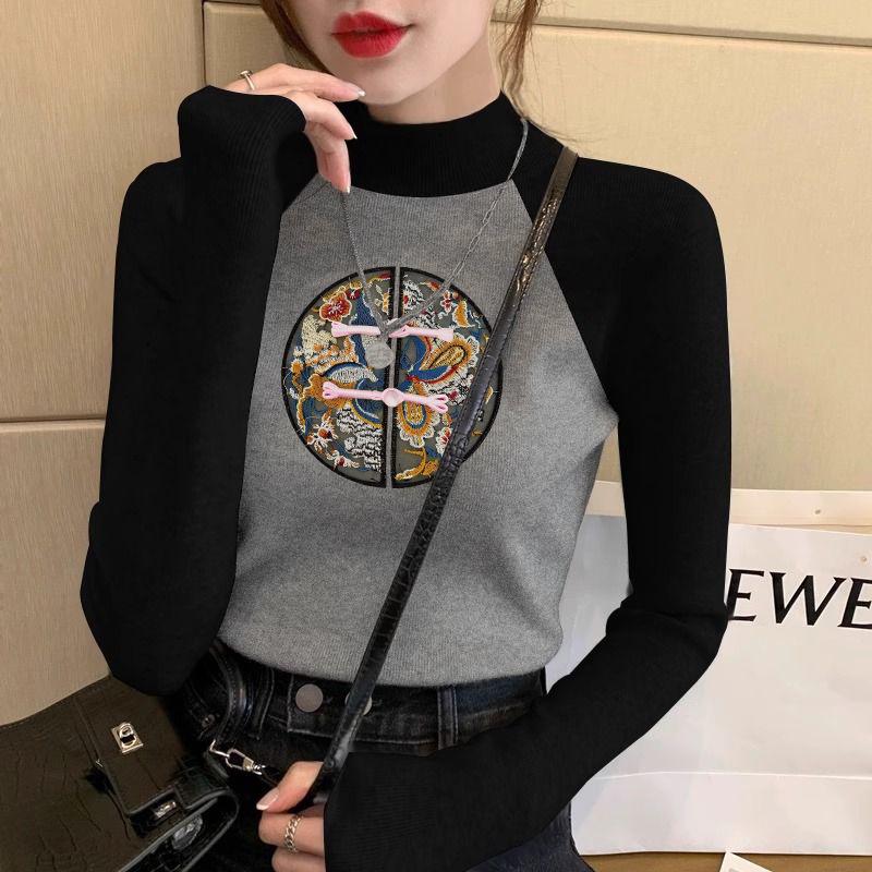 German Velvet Color Block Slimming Raglan Turtleneck Women s Long Sleeve Tee XL (115-130 lbs)
German Velvet Color Block Slimming Raglan Turtleneck Women s Long Sleeve Tee XL (115-130 lbs)